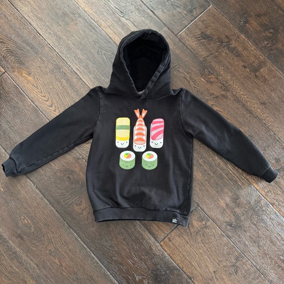 Whistle & Flute Other - Whistle & Flute Kids Black Sushi Hoodie